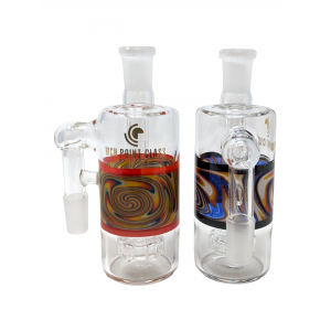 High Point Glass 14mm Ash Catcher Wig wag Art 90 Degree -[E2111-90]